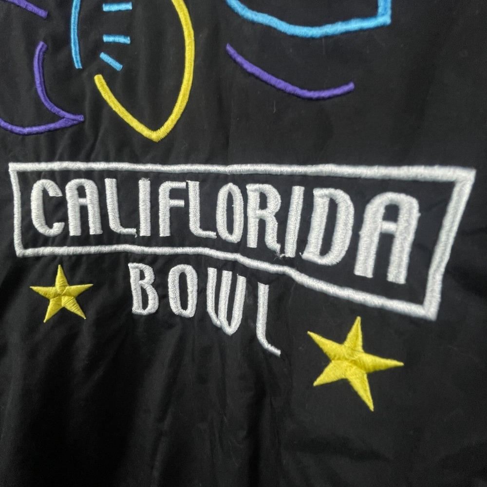 Vintage Air 7 Califlorida Bowl Jacket Mens XXL Embroidered Highschool Football - Picture 6 of 12